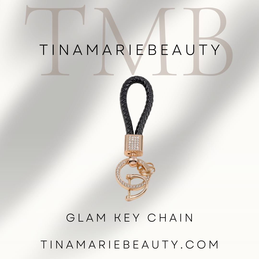 Glam Key Chain Black